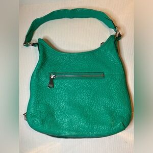 Aimee Kestenberg Good Times Expandable Hobo Earth Green Bubble Lamb Leather